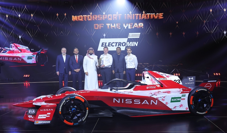 خلال تكريم شركة الكترومين في فعالية جائزة قطاع السيارات بالمملكة لعام 2025